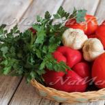 Пошаговый рецепт фаршированных зеленых помидоров на зиму Помидоры фаршированные чесноком на зиму