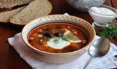Суп солянка: рецепты с фото